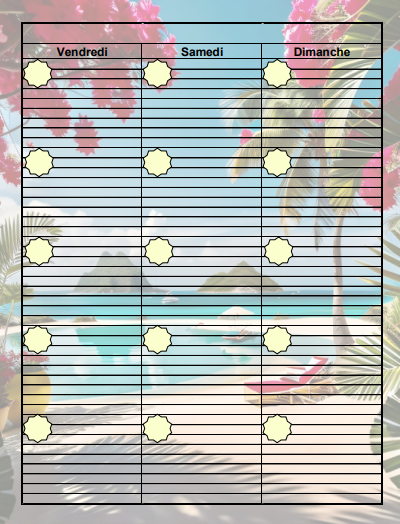 Agenda motivateur de vie™ - Trimestre d'été