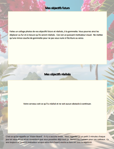 Agenda motivateur de vie™ - Trimestre d'été