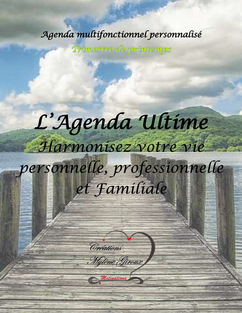 Agenda Ultime™ - Trimestre de printemps