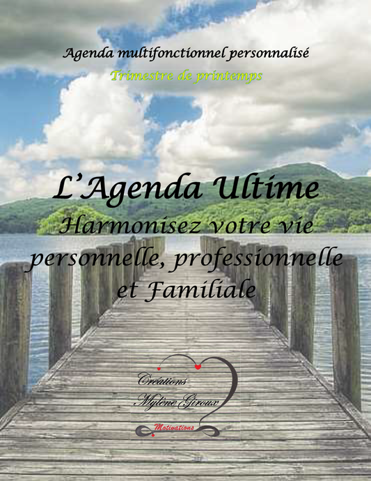 Agenda Ultime™ - Trimestre de printemps