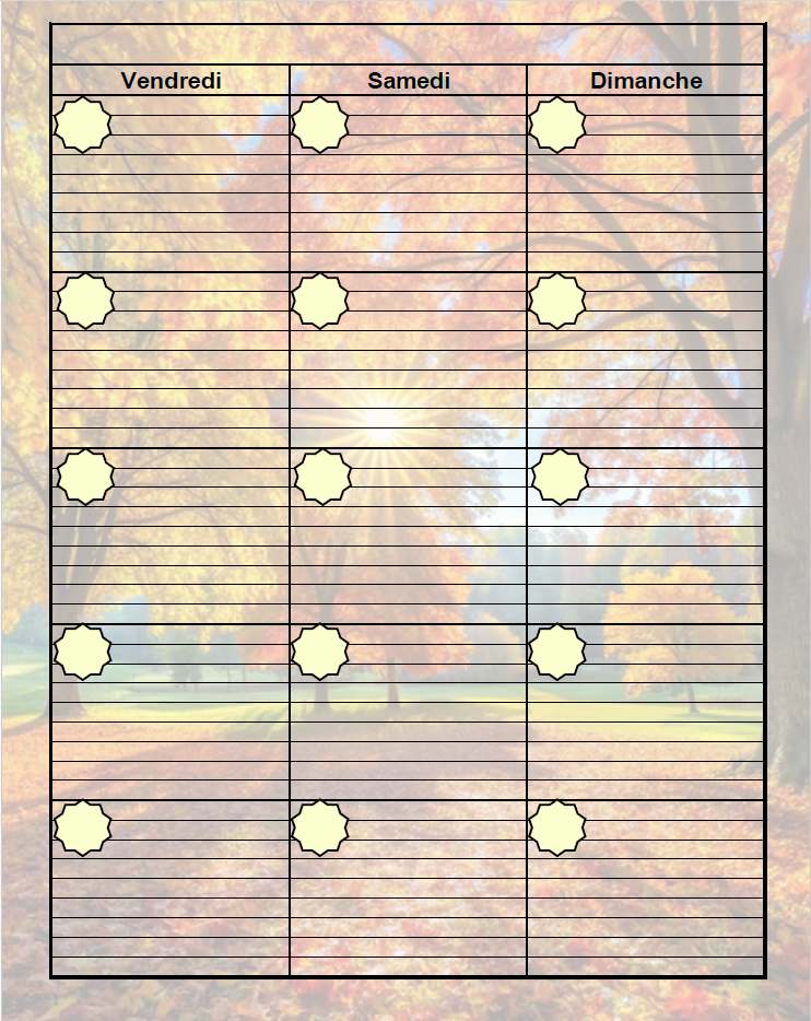 Agenda Ultime™ - Trimestre d'automne