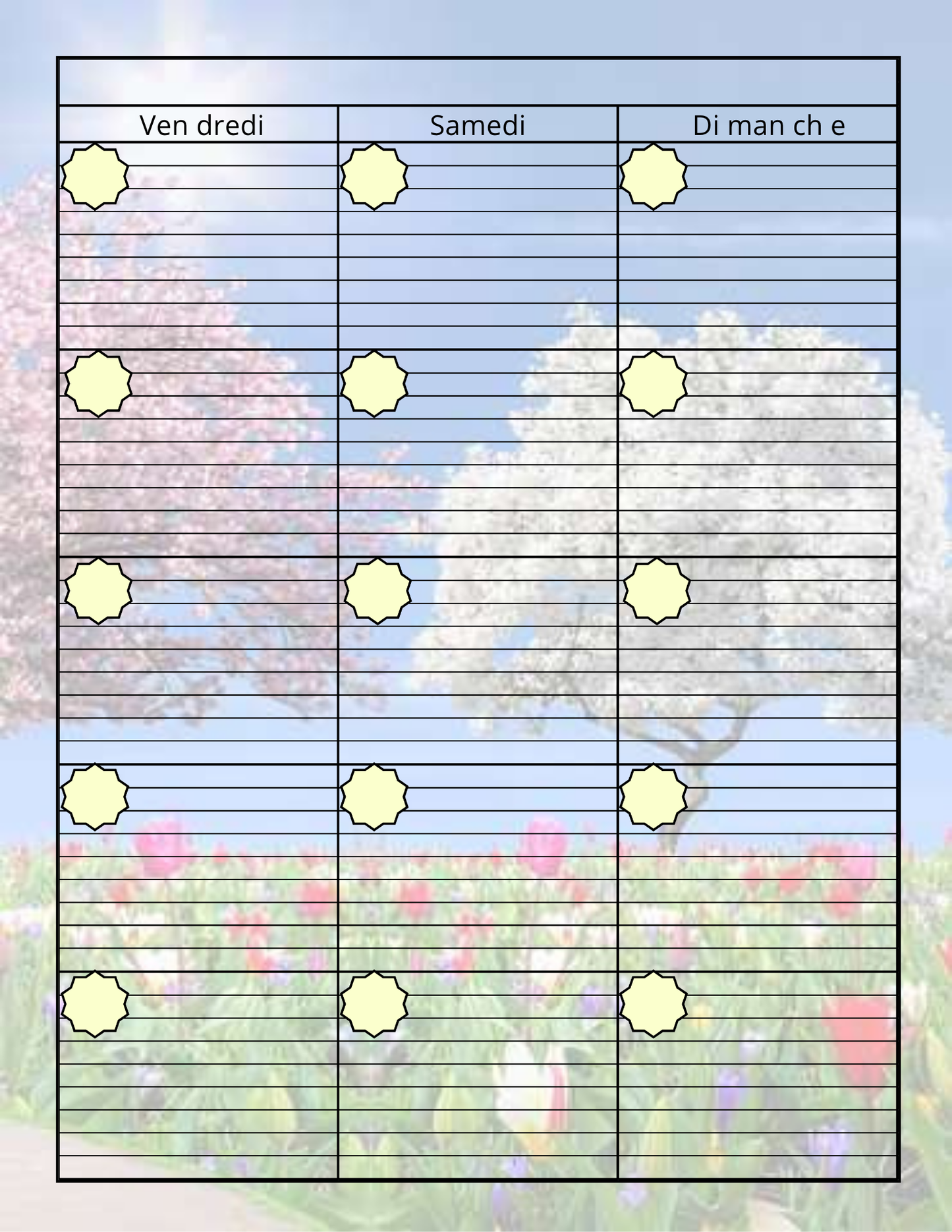 Agenda Ultime™ - Trimestre de printemps