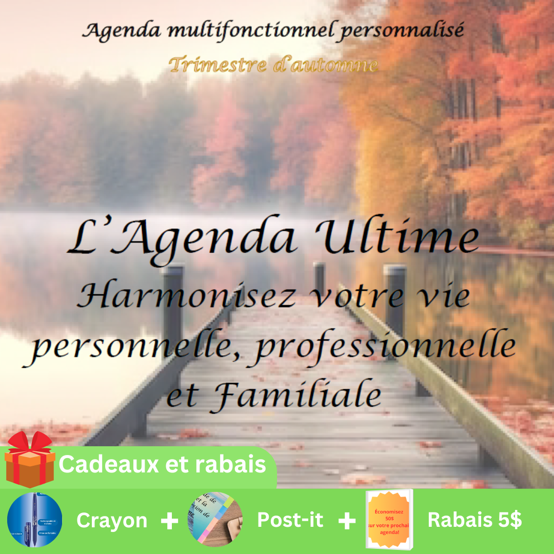 Agenda Ultime™ - Trimestre d'automne