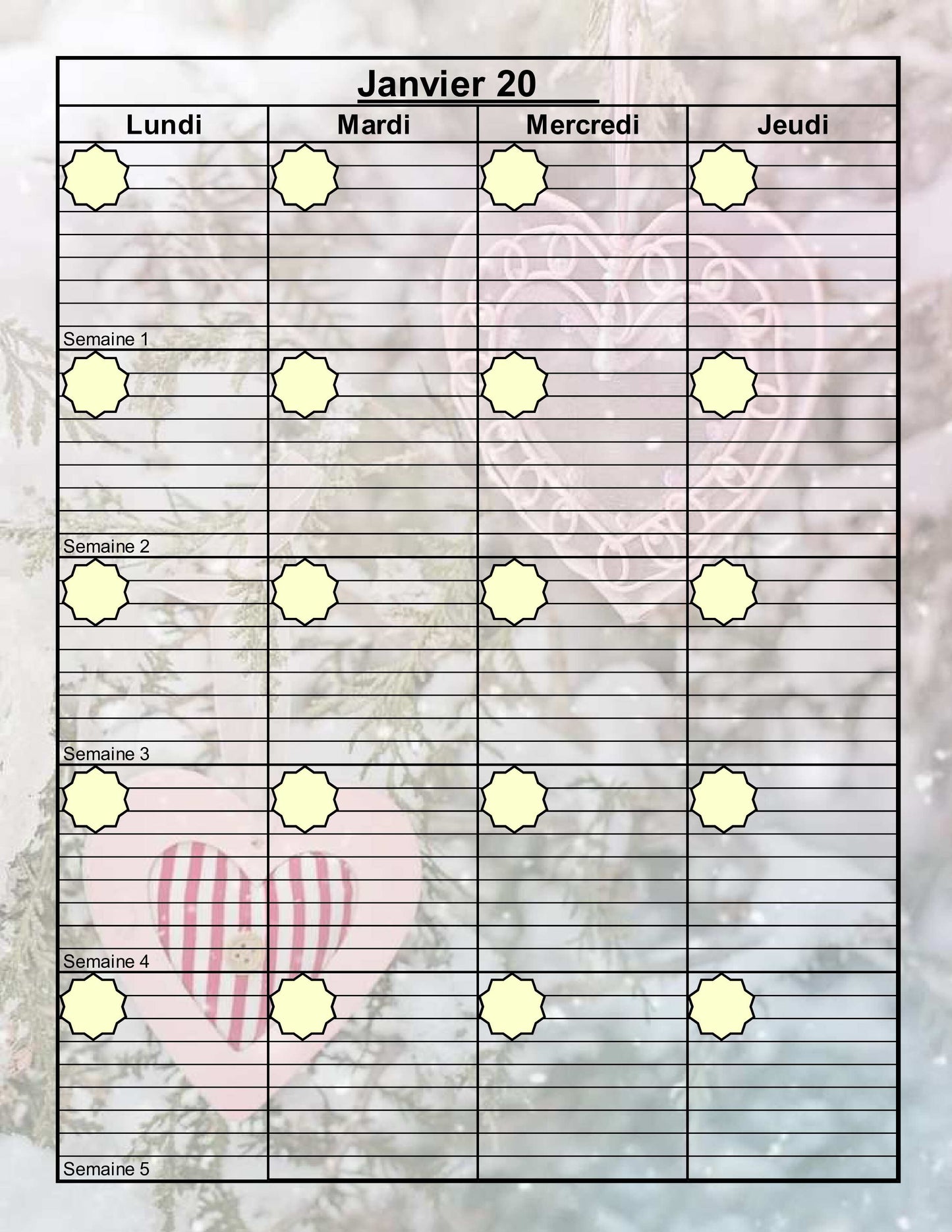 Agenda Ultime™ - Trimestre d'hiver